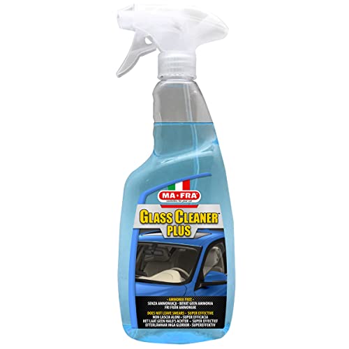 Ma-Fra, Glass Cleaner Plus, Pulitore Vetri Auto, Rimuove Sporco Ostinato Da Finestrini, Parabrezza, Lunotto E Schermi Navigatori. Senza Ammoniaca E No