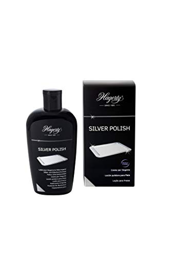 Hagerty Silver Polish 250 Ml, Pulitore Efficace Per Argento E Metalli Placcati In Argento, Effetto Immediato Per Vasi, Cornici, Accessori, Oggetti D'A