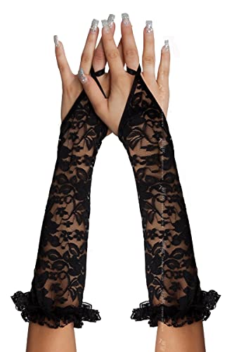 Softline 7708 - Manicotti Neri, Colore: Nero