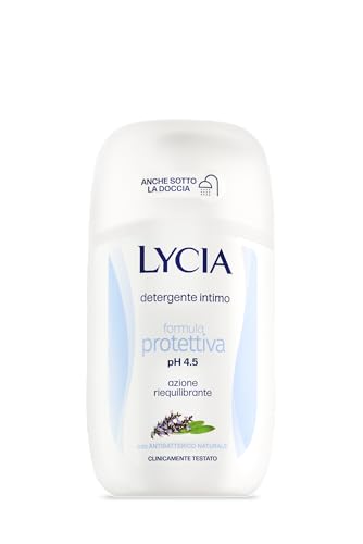 Lycia - Detergente Intimo Formula Protettiva Ph 4.5, Azione Riequilibrante, 200 Ml