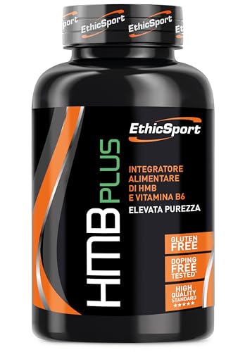 Ethicsport - Hmb Plus - Barattolo Da 120 Cpr X 1300 Mg - Integratore Alimentare Di Hmb E Vitamina B6