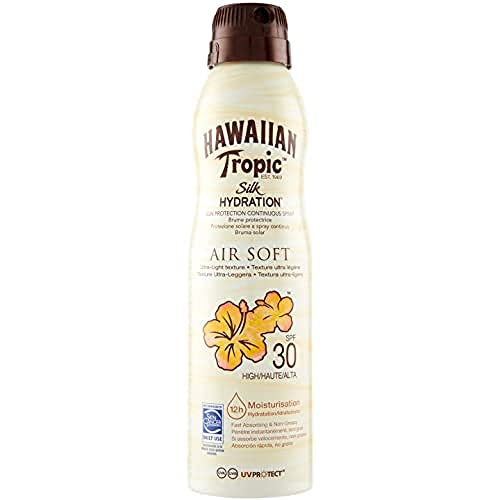 Hawaiian Tropic Silk Hydration, Air Soft, Spf 30, Spray E Nebulizzazione, 177 Ml