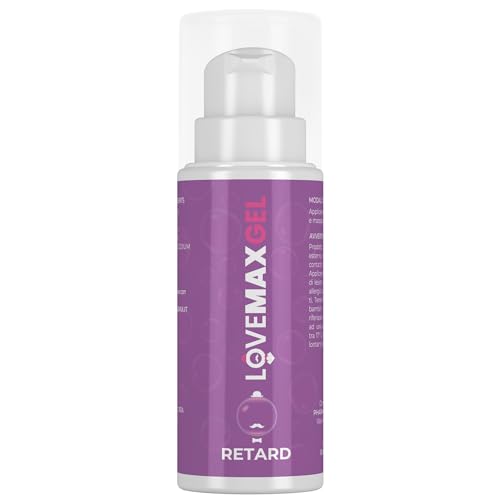 Lovemax Retard Gel Ritardante Uomo Per Eiaculazione Precoce - Aroma Fragola - 50Ml