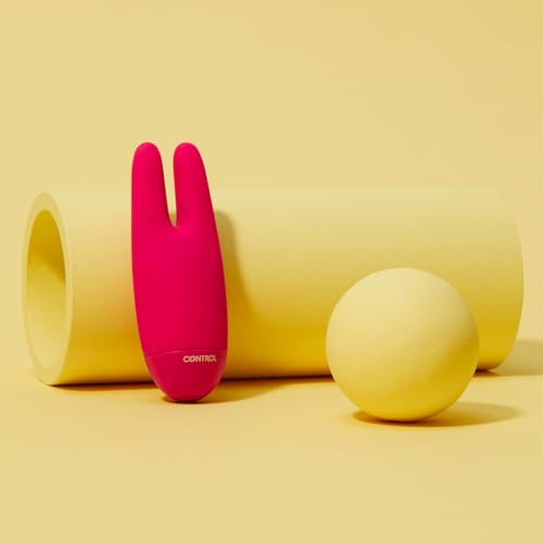 Control Double Vibes, Stimolatore Clitorideo Con Design A Doppia Punta Vibrante, Silicone Medico Senza Ftalati E Skin Friendly, Impermeabile E Sommerg
