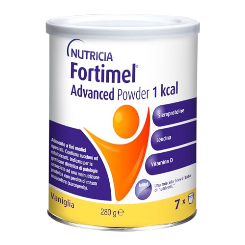 Fortifit Vaniglia - Supplemento Nutrizionale In Polvere A Base Di Sieroproteina Al Gusto Vaniglia, Fonte Di Vitamina D E Calcio - 280G