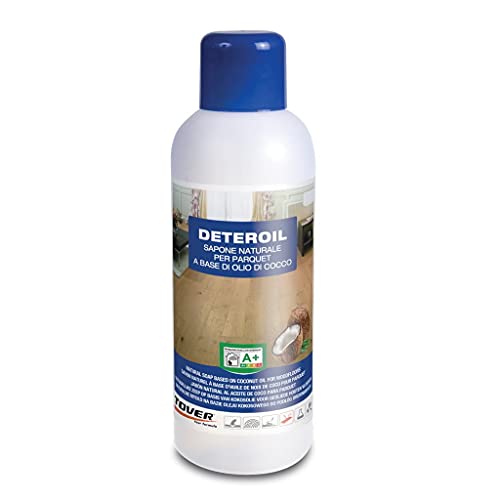 Deteroil Tover Offerta X2 Bottiglie Da Lt 1 Sapone Naturale Per Manutenzione E Pulizia Pavimenti In Legno Parquet Oliati