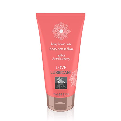 Shiatsu Love Lubricant Comestible - Acerola Cherry - 90 Gr