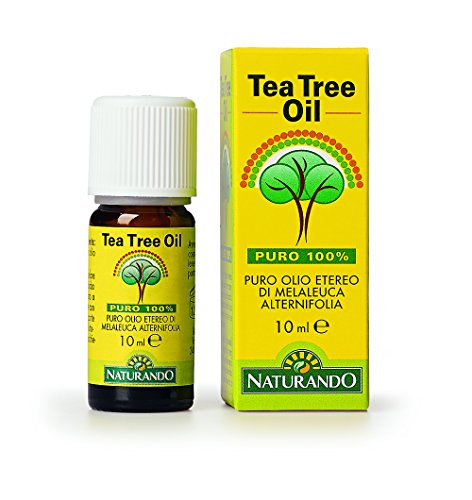 Naturando Tea Tree Oil 10 Ml Puro Olio Etereo 100% Di Melaleuca Alternifolia