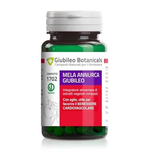 Integratore 100% Naturale Con Mela Annurca Aglio E Melograno - Benessere Cardiovascolare - 50 Capsule