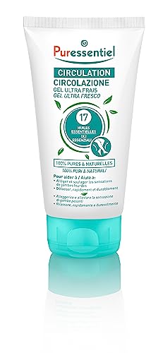 Puressentiel - Circolazione - Gel Ultra Fresco - Allevia La Sensazione Di Gambe Pesanti - Agisce Rapidamente - Con 17 Oli Essenziali - Vegan E Cruelty