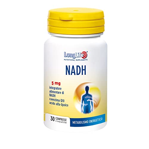Longlife Nadh 5Mg Integratore Alimentare 30 Compresse