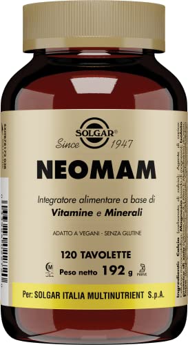 Solgar Neomam 120 Tavolette, 120 Unità, 1