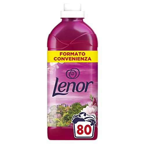 Lenor Ammorbidente Lavatrice Concentrato, 80 Lavaggi, Portofino, Per Una Freschezza Ottima E Una Morbidezza Ispirata Alla Natura, Profuma Ogni Notte F