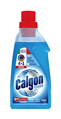Calgon Power Gel Anticalcare Lavatrice 4 In 1 Per Capi Morbidi, 750Ml
