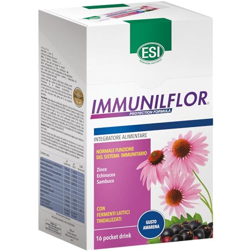 Esi - Immunilflor, Integratore Alimentare A Base Di Fermenti Lattici E Vitamina C, Favorisce Le Difese Immunitarie Contro I Malanni Tipici Della Stagi