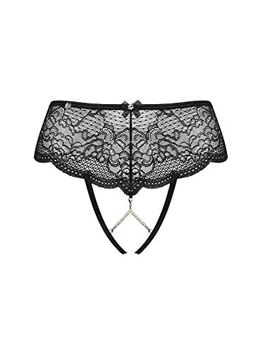 Obsessive Pearlove Mutandine Black S/M
