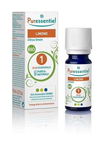Puressentiel - Olio Essenziale Di Limone - Oebbd (Botanicamente E Biochimicamente Definito) - Proveniente De Agricoltura Biologica - Vegan E Cruelty F