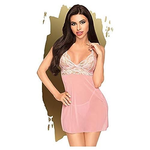 Penthouse, Abito, Negligé, Diverse Taglie, Lingerie, Bedtime Story', 2 Pezzi, Rosa, Taglia: L/Xl