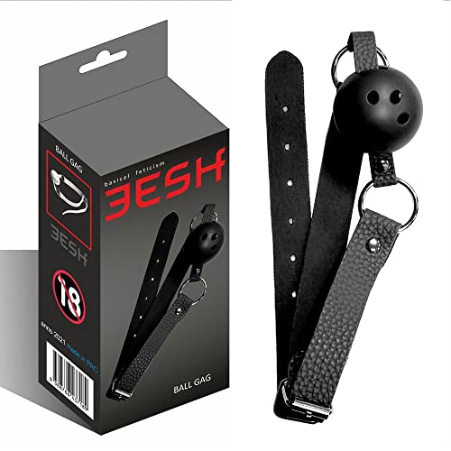 Eesh® Basical Feticism Pallina Costrittiva Nera Ball Gag Sadomaso Bdsm Fetish
