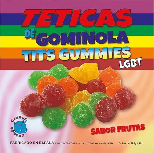 Diablo Goloso - Teticas De Gominola Azucar Surtidas Lgtb /Es/Pt/En/Fr/It/ 8412345049408