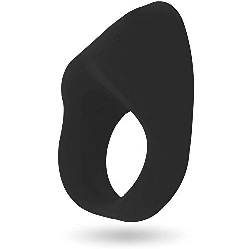 Oto Anillo Vibrador Recargable Negro