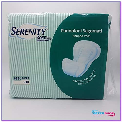 Serenity Serenity Pannolone Sagomato Sd Super - Pacco Da 30 Pezzi X 500 G