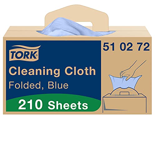 Tork Panno Di Pulizia Multiuso Blu W7, Erogazione Unica, 1 X 210 Panni, 510272