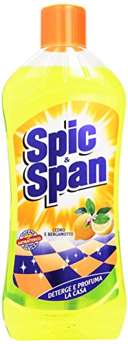 Spic & Span - Deterge E Profuma La Casa, Detersivo Al Profumo Di Cedro E Bergamotto - 1000 Ml
