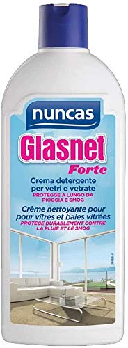 Nuncas Glasnet Crema Detergente Grandi Vetri E Vetrate Forte - 500Ml