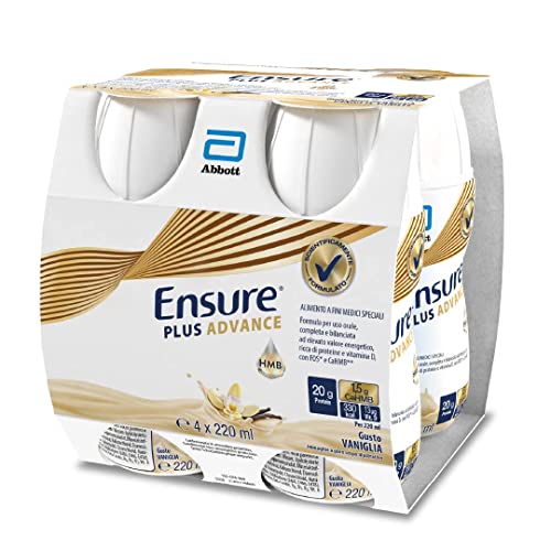 Ensure Plus Advance Supplemento Nutrizionale Ipercalorico Ed Iperproteico |Formato Bevanda| Alimento A Fini Medici Speciali Con Proteine Vitamine E Mi