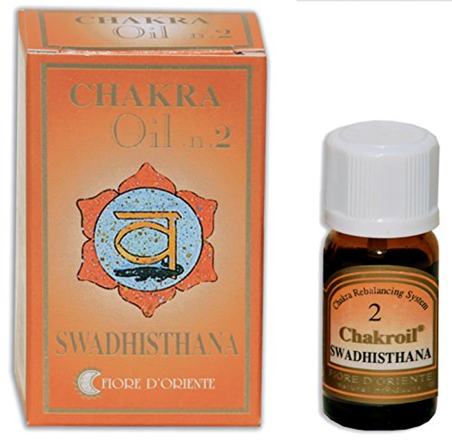 Swadhistana 2° Chakra Oil 10 Ml, Colore Arancione, Olio Essenziale, Fiore D'Oriente