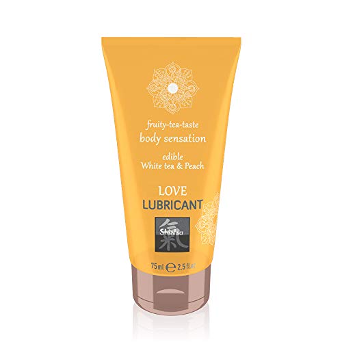 Shiatsu Love Lubricant Comestible - Té Blanco Y Durazno - 90 Gr