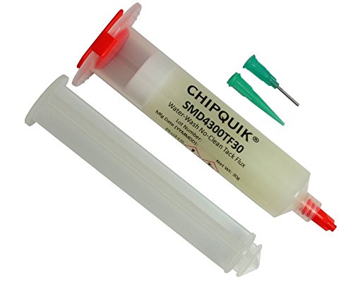 Tack Flux In 30Cc Syringe No-Clean Water-Washable W/Plunger & Tip