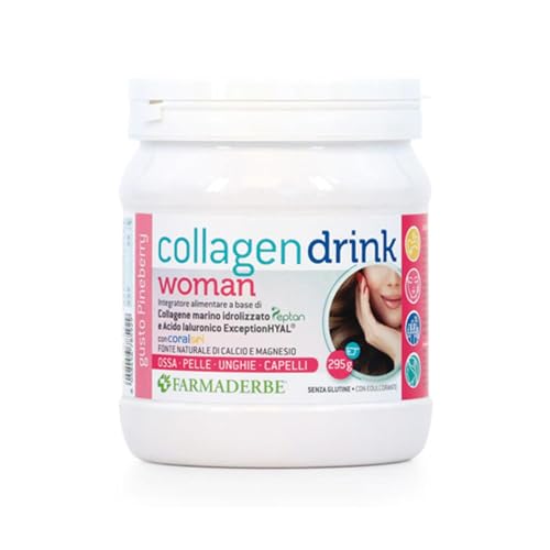 Farmaderbe Collagen Drink Woman Integratore Pelle Unghie Caprelli E Ossa, 295G