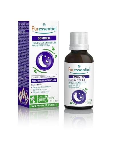 Puressentiel - Oli Essenziali Per La Diffusione - Diffuse Zen - 100% Puri E Naturali - Per Il Relax E La Serenità - 30 Ml (La Confezione Può Variare)
