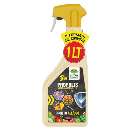 Albagarden - Estratto Di Propoli Per Piante Biologico - Fitoprotettore E Fitostimolante Vegetale - Contro Oidio Peronospora Marciume E Malattie Delle