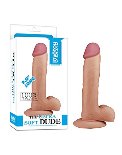 Lovetoy The Ultra Soft Dude 9" Realistic Pene Realistico Ultra Morbido 23 Cm Realistic