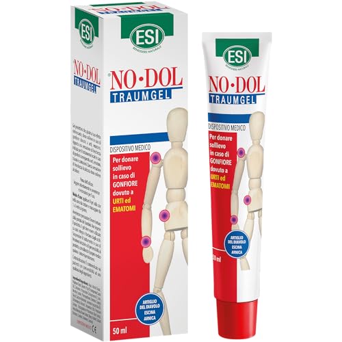 Esi - No-Dol Traumgel, Gel A Base Di Artiglio Del Diavolo E Arnica, Allevia Gonfiori Causati Da Urti, Ematomi, Traumi E Contusioni, Senza Coloranti E