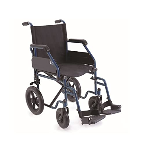 Carrozzina Pieghevole Serie Go Seduta 45 Cm Blu Art. Cp500B-45
