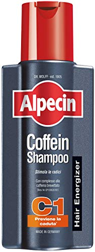 Alpecin Coffein Shampoo C1 250 Ml | Shampoo Contro Diradamento Capelli | Shampoo Anticaduta Uomo | Alpecin Coffein Shampoo Contro La Caduta Ereditaria