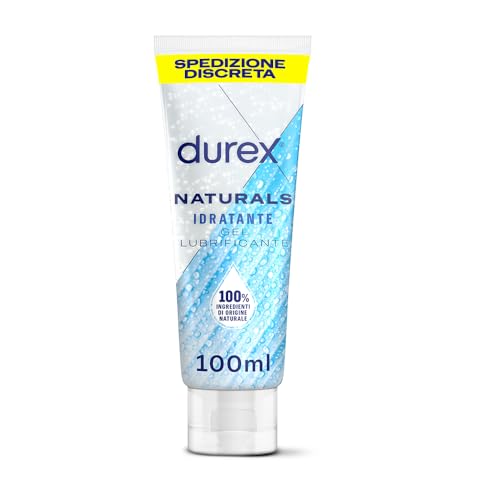 Durex Naturals Gel Lubrificante Idratante Con Acido Ialuronico, 100 Ml