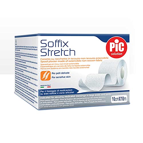 Pic Soffix Stretch Cerotto Per Fissaggio Zone Articolari Misura 10 Cm X 10 M