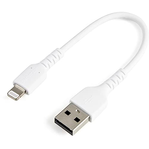 Startech.Com 15Cm Durable Usb A To Lightning Cable Rusbltmm15Cmw
