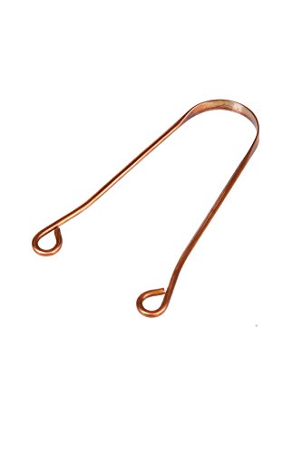 Clearly Copper, Gratta E Pulisci Lingua Ayurvedico | Rame Resistente Al 100% Puro, Costruito Per Durare, Senza Bpa | Cura Orale Naturale E Rimedio Per