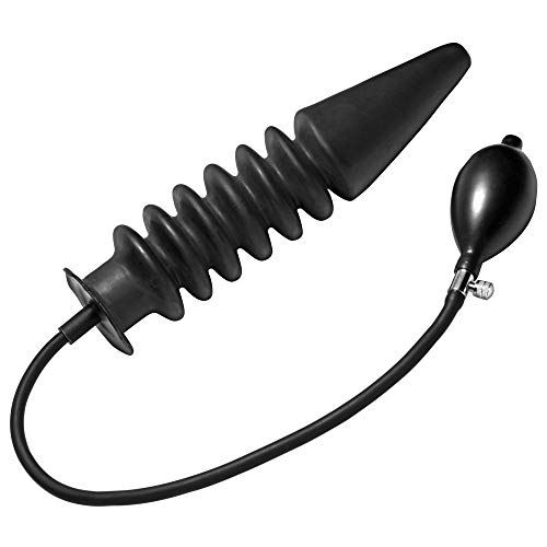 Infiammabile Anale Overhead Del Negro Acordeon Della X-Large Main Series