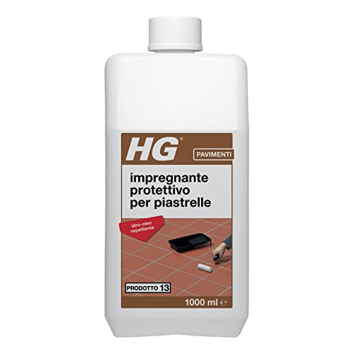 Hg Impregnante Protettivo (Hg 13) - Trattamento Protettivo Sigillante Per Piastrelle Non Smaltate Contro La Penetrazione Di Grasso E Sporco, Senza Sil