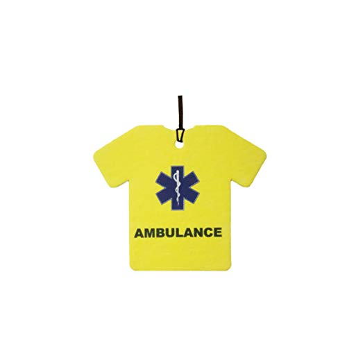 Ali Air Freshener - Deodorante Per Auto A Forma Di Maglia Ambulanza/Paramedici, Personalizzabile Con Nome