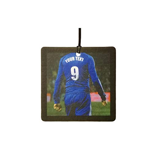 Deodorante Per Auto Personalizzato Football/Soccer Player (All Blue)