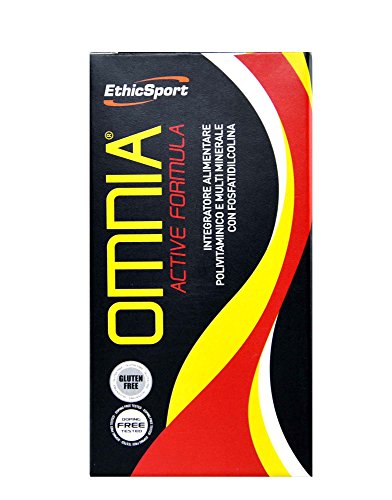 Ethicsport - Omnia Active Formula - Multivitaminico Con Fosfatidilcolina Adatto Per Chi Fa Sport - Barattolo Da 45 Comprese Da 1155 Mg, Riduzione Stan