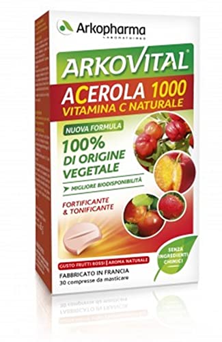 Arkopharma 8927 Acerola 1000 Masticabile, 30 Compresse